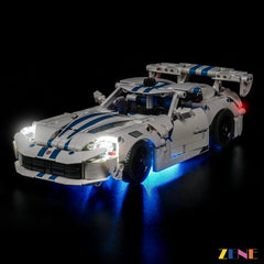 ZENE Bricks Light Kit for LEGO Dodge Viper GTS-R Sports Car #42234