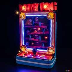 ZENE Bricks Light Kit for LEGO Donkey Kong Arcade #72051 (Color Control Ver.)
