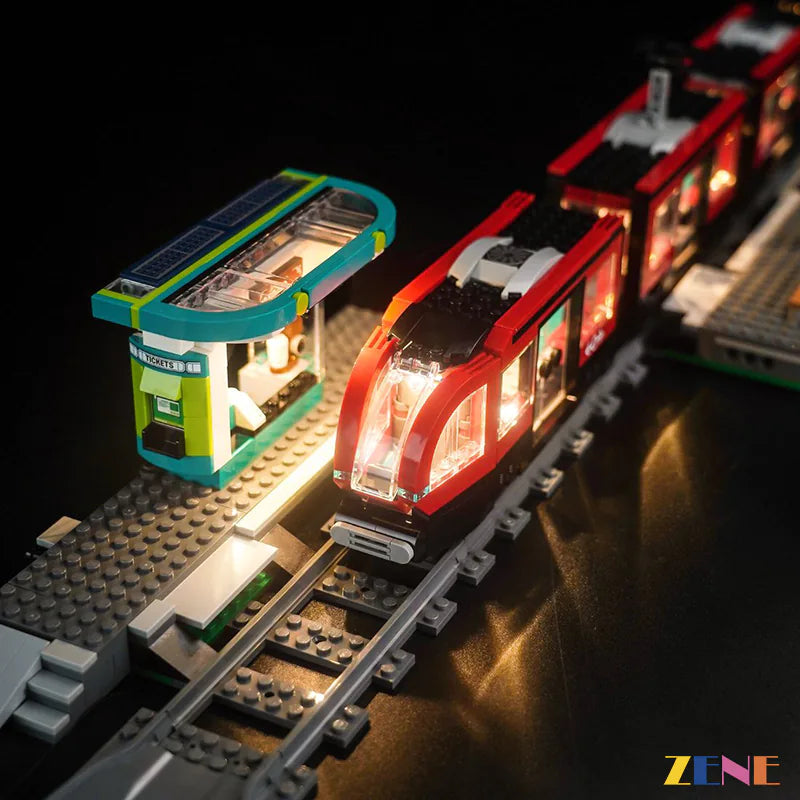 zene bricks Light Kit for LEGO Downtown Streetcar and Station #60423
