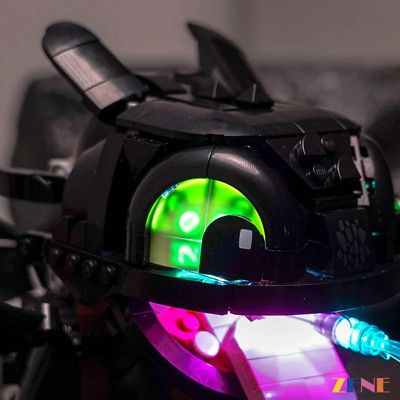 zene bricks Light Kit for LEGO Dragon Toothless #10375