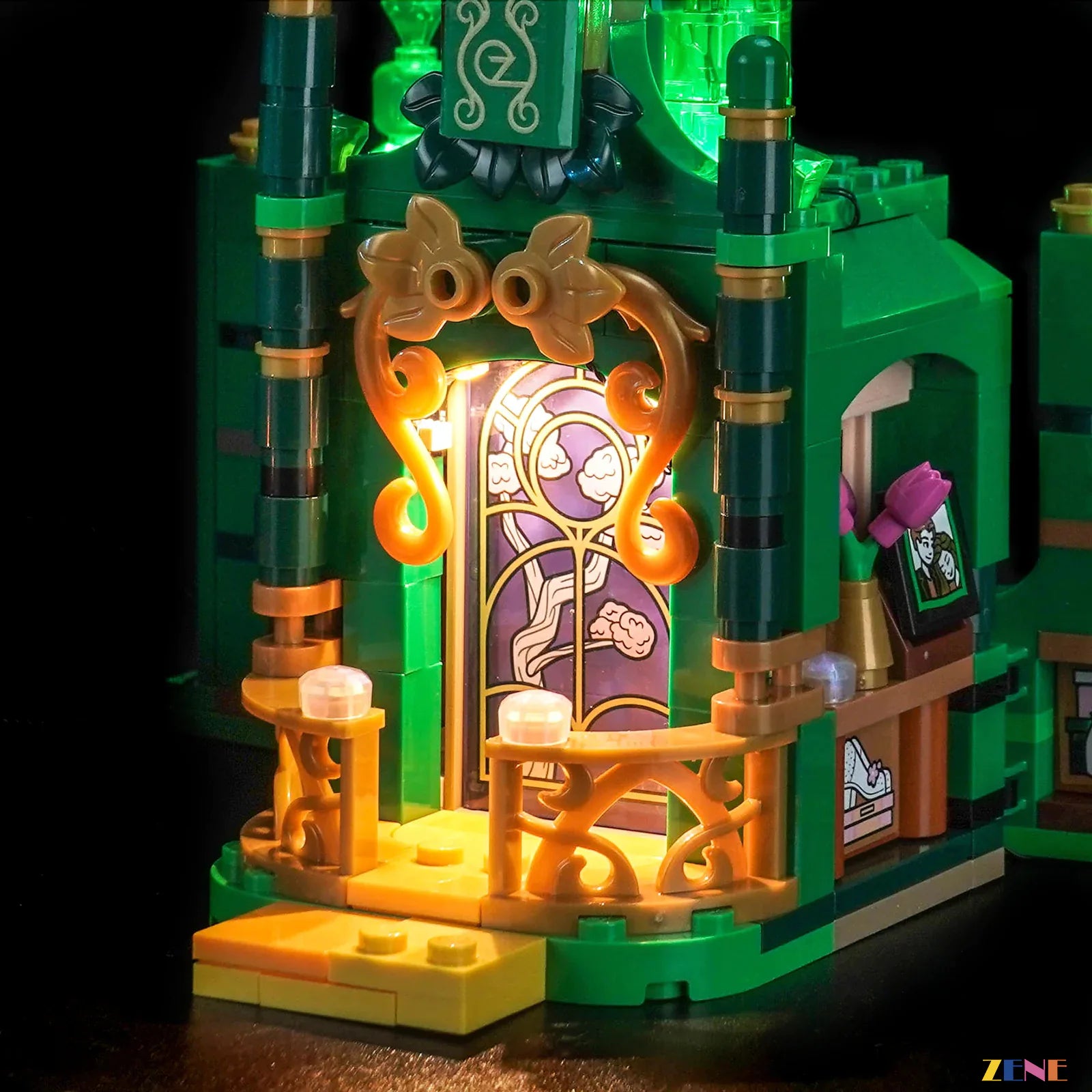 zene bricks LEGO Emerald City & Kiamo Ko Castle Light Kit for #75689