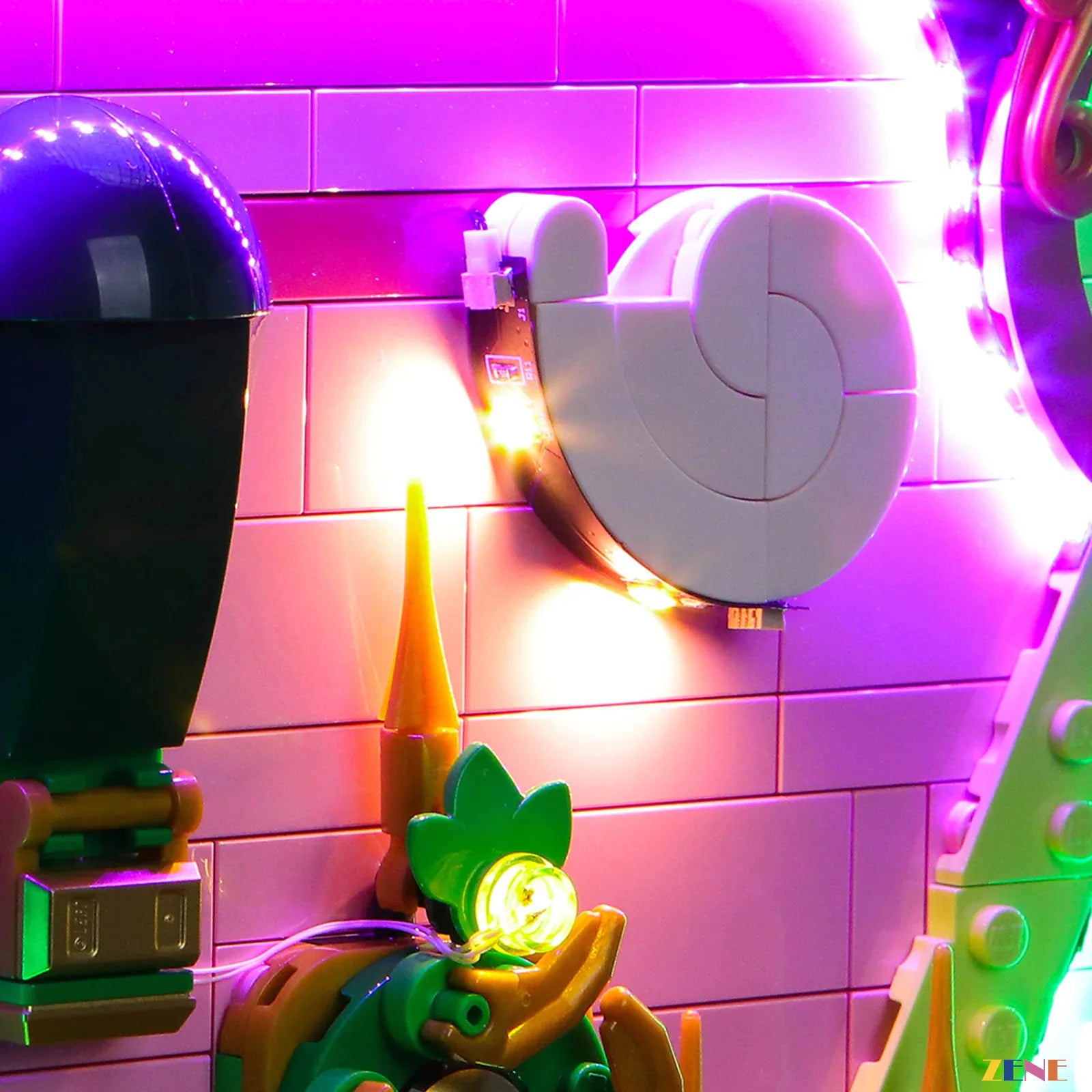 zene bricks LEGO Emerald City Wall Art Light Kit for #75685