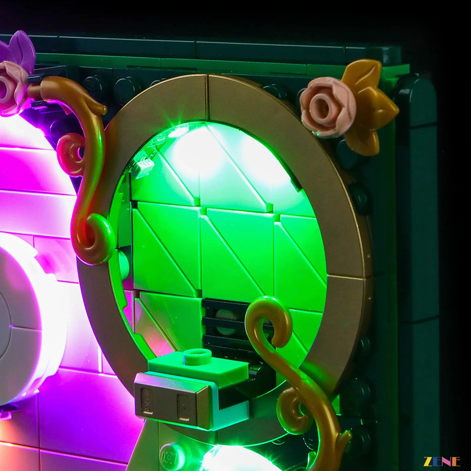 zene bricks LEGO Emerald City Wall Art Light Kit for #75685