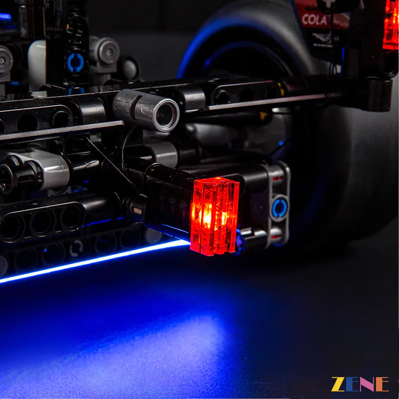 zene bricks Light Kit for LEGO F1 Car Oracle Red Bull Racing RB20 #42206 (Ver.2)