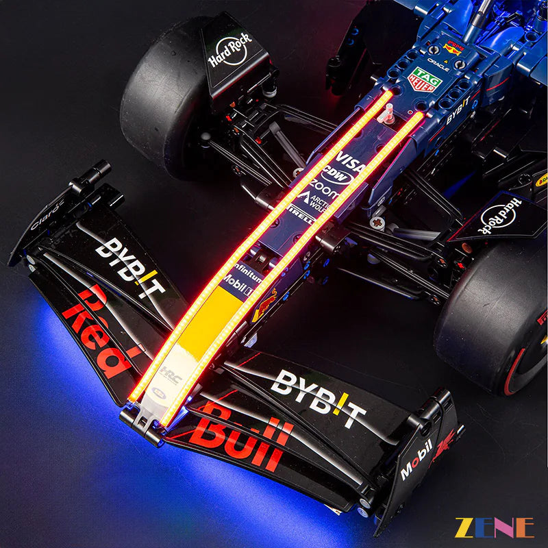zene bricks Light Kit for LEGO F1 Car Oracle Red Bull Racing RB20 #42206 (Ver.2)