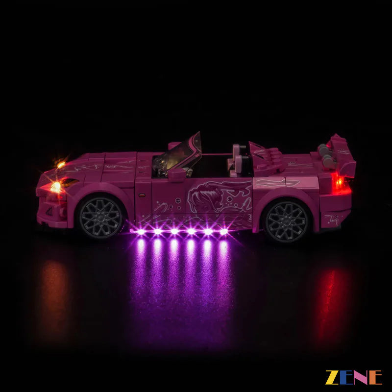 zene bricks Light Kit for LEGO Fast Furious Honda S2000 #77241