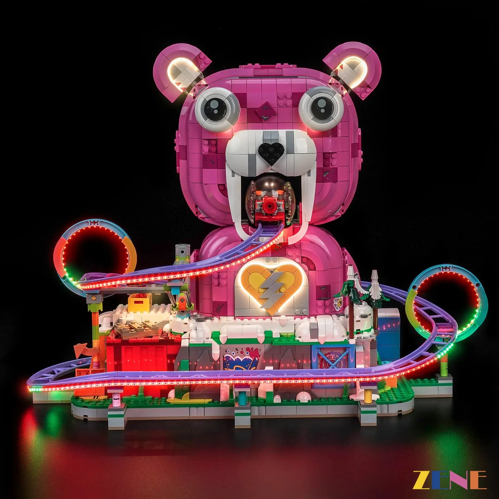 neon rave cave concert lighting - ZENE Bricks Light Kit for LEGO® Rave Cave #77082