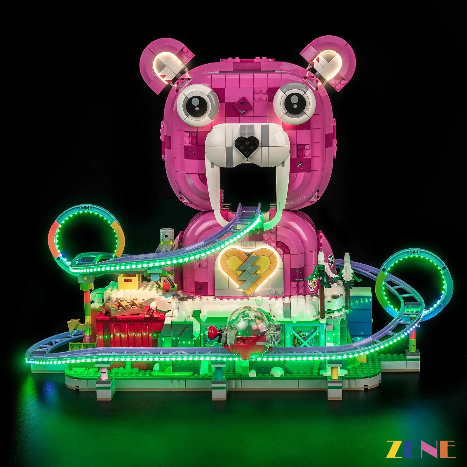 neon rave cave concert lighting - ZENE Bricks Light Kit for LEGO® Rave Cave #77082