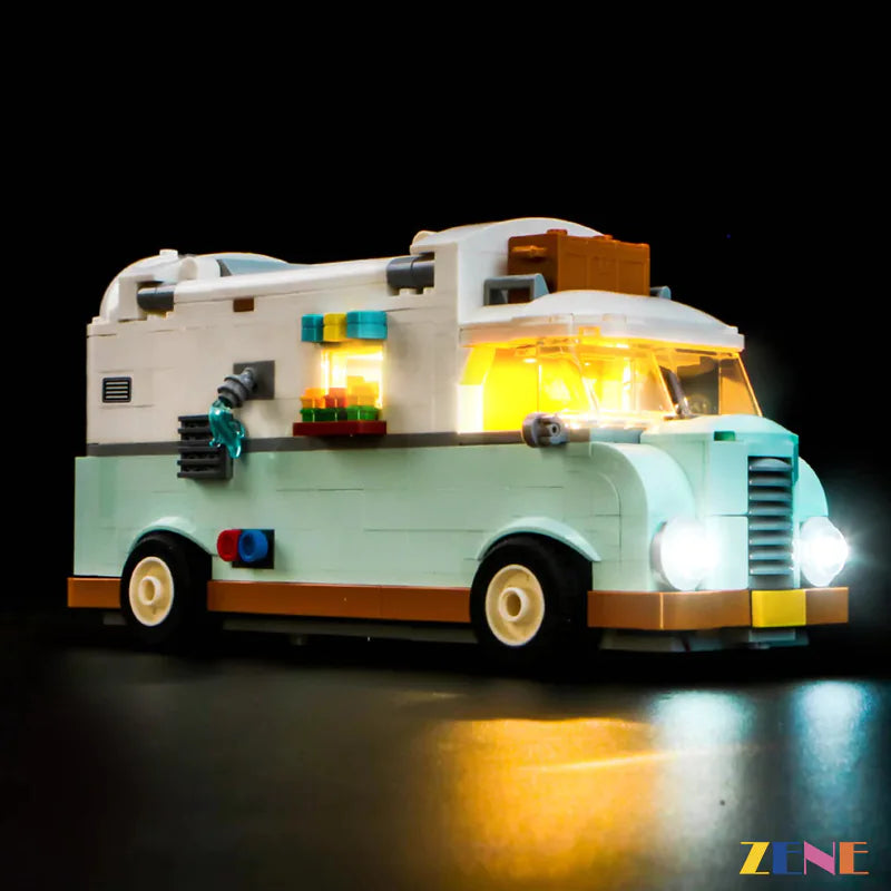 zene bricks Light Kit for LEGO Camper Van Adventure #42663