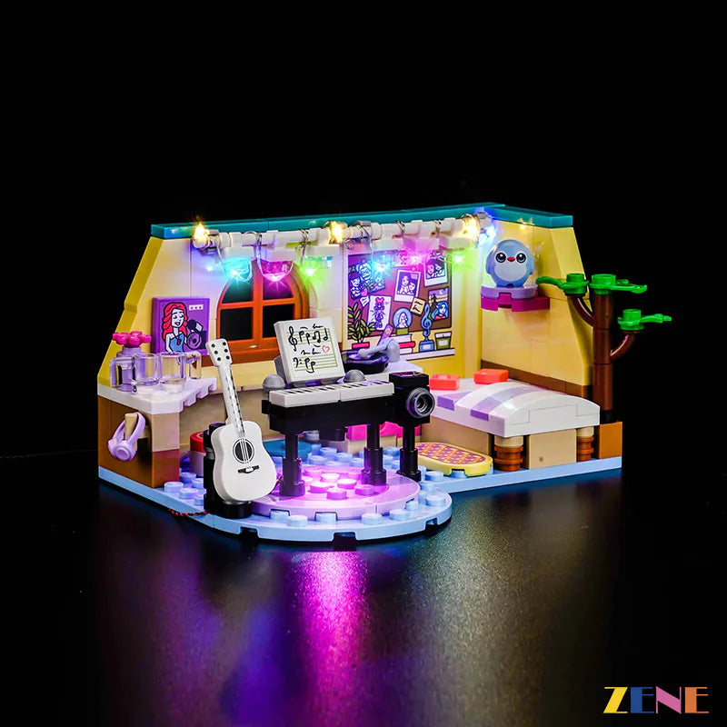 zene bricks Light Kit for LEGO Friends Paisley's Room #42647