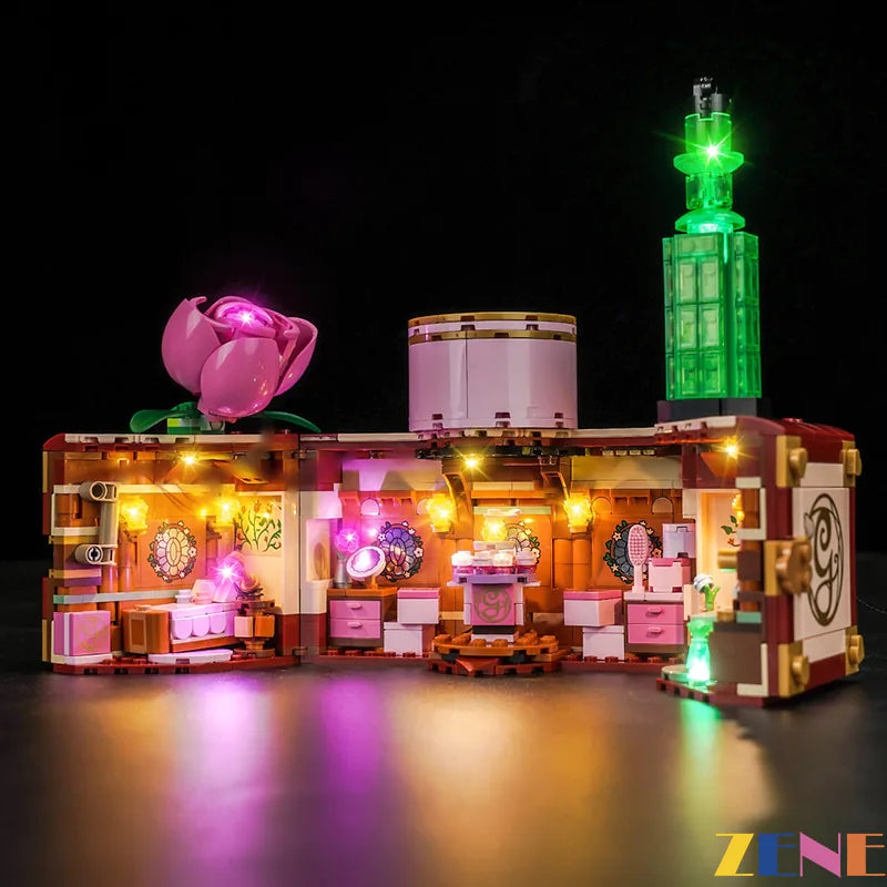zene bricks Light Kit for LEGO Glinda Elphaba's Dormitory 75683