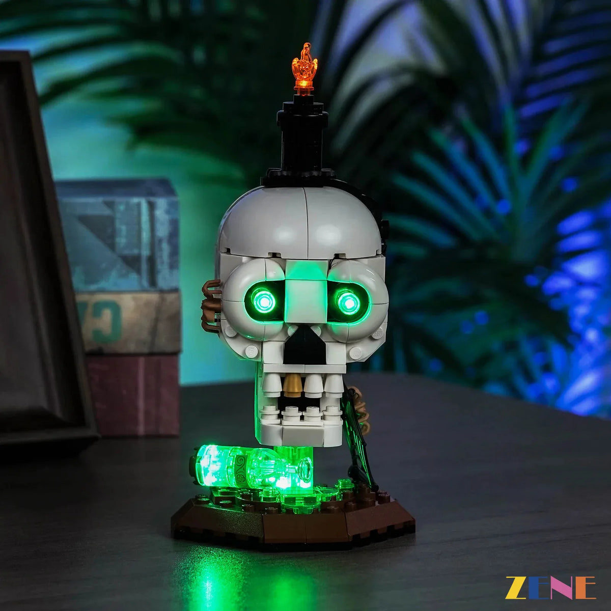 ZENE Bricks Light Kit for LEGO Halloween Skull Candle #40883