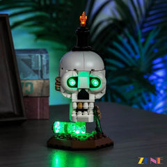 ZENE Bricks Light Kit for LEGO Halloween Skull Candle #40883