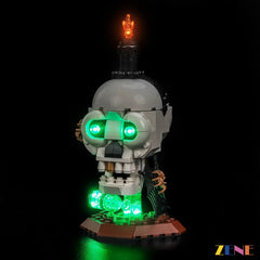 ZENE Bricks Light Kit for LEGO Halloween Skull Candle #40883