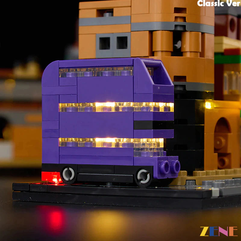 zene bricks Light Kit for LEGO Harry Potter Diagon Alley Wizarding Shops #76444