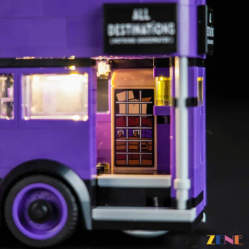 zene bricks Light Kit for LEGO Knight Bus Adventure #76446