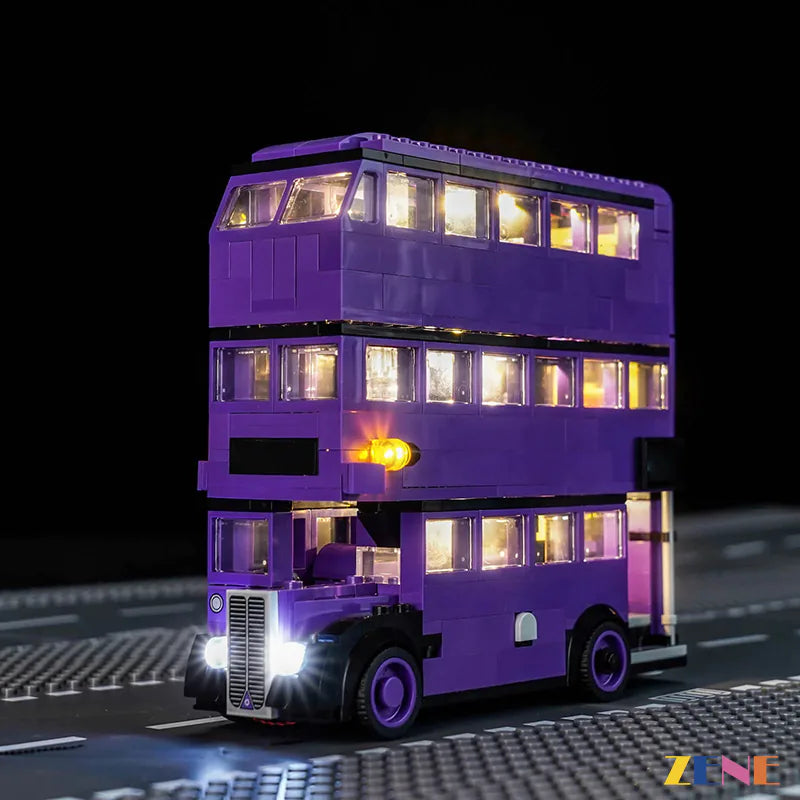 zene bricks Light Kit for LEGO Knight Bus Adventure #76446