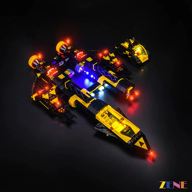 zene bricks Light Kit for LEGO Blacktron Renegade 10355 (Icons)