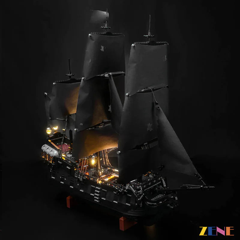 zene bricks LEGO Jack Sparrow's Pirate Black Pearl Ship Light Kit for #10365 (Ver. 1)