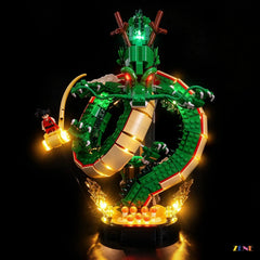 ZENE Bricks Light Kit for LEGO Icons Dragon Ball: Shenron & Goku #11390