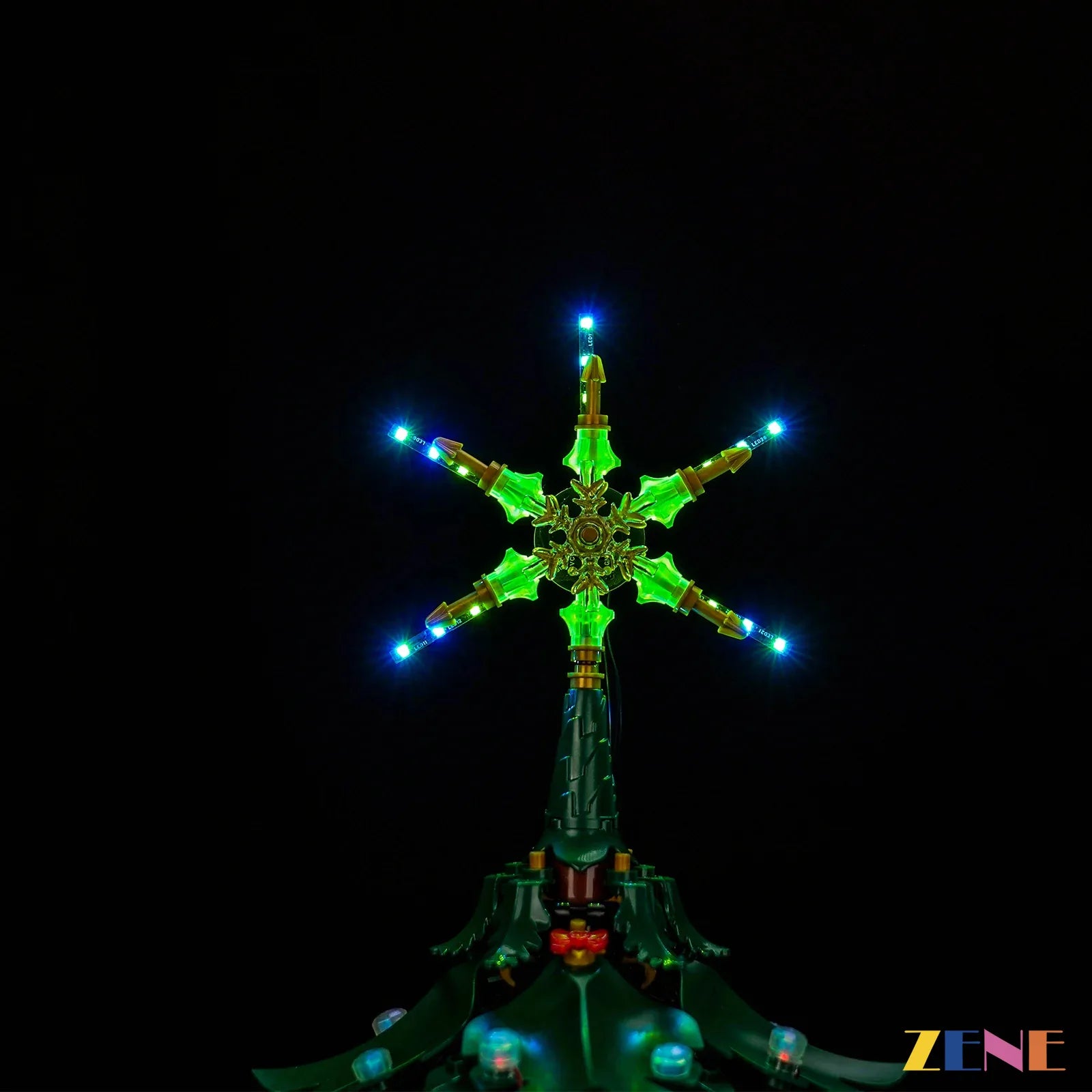 zene bricks LEGO Christmas Tree Light Kit for #41843 (Multiple Color)