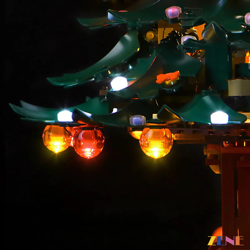 zene bricks LEGO Christmas Tree Light Kit for #41843