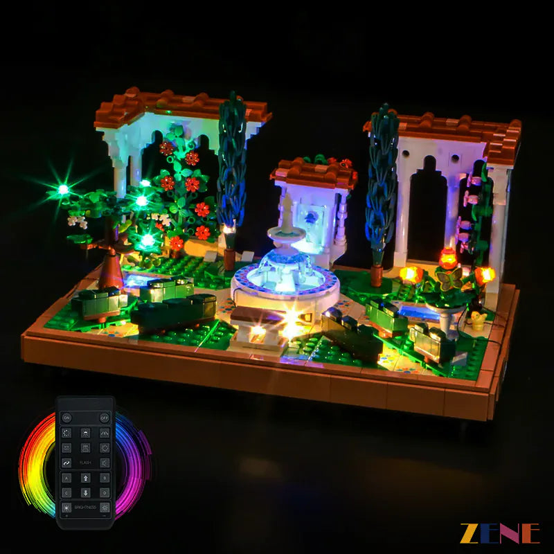 Light Kit for LEGO Fountain Garden #10359