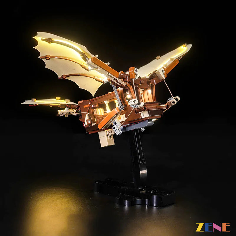 zene bricks Light Kit for LEGO Leonardo da Vinci's Flying Machine #10363