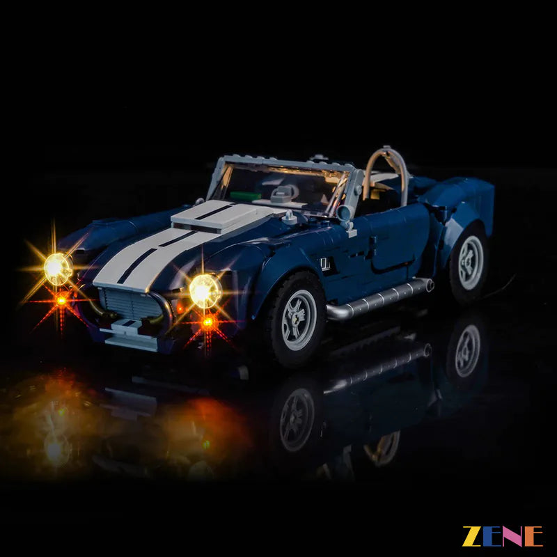 zene bricks Light Kit for LEGO Shelby Cobra 427 S/C #10357