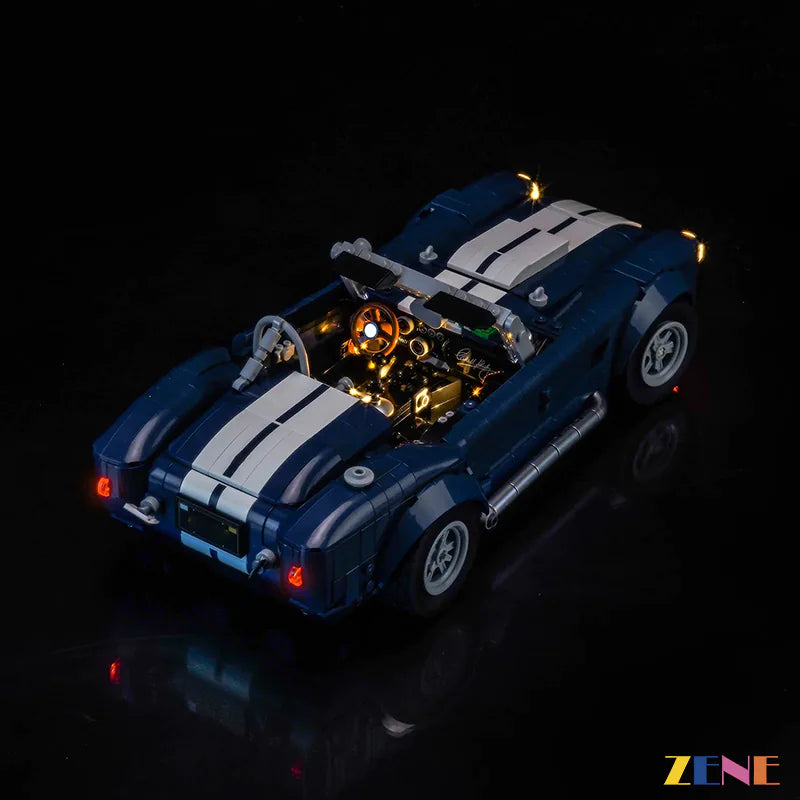 zene bricks Light Kit for LEGO Shelby Cobra 427 S/C #10357