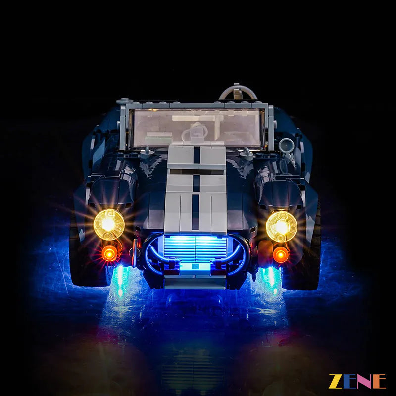 zene bricks Light Kit for LEGO Shelby Cobra 427 S/C #10357