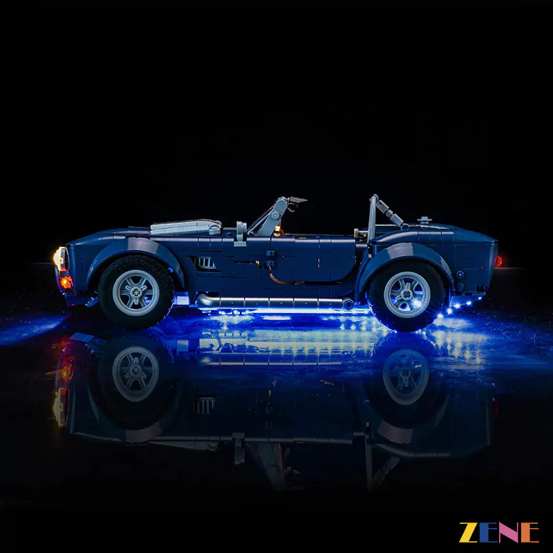 zene bricks Light Kit for LEGO Shelby Cobra 427 S/C #10357