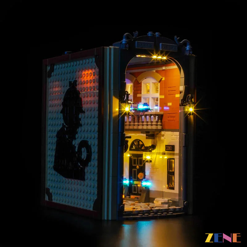 zene bricks Light Kit for LEGO Sherlock Holmes: Book Nook #10351