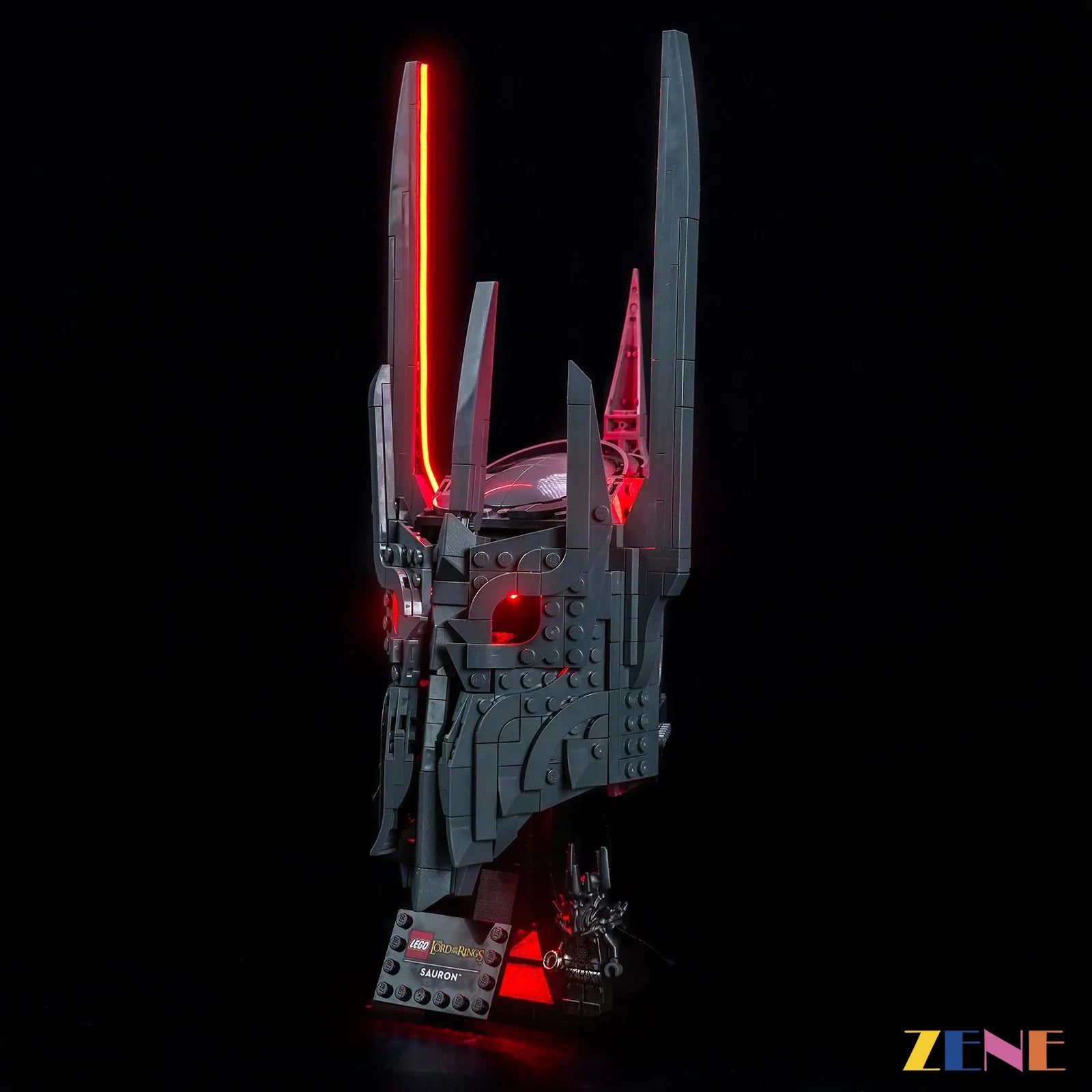 zene bricks Light Kit for The Lord of the Rings Sauron's Helmet #11373