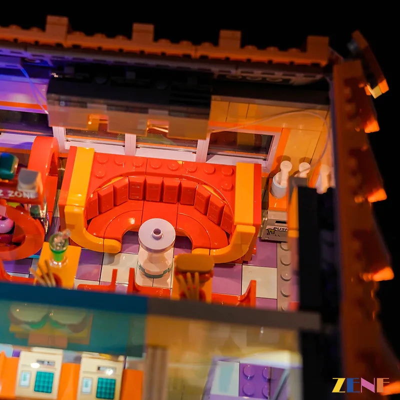 zene bricks Light Kit for LEGO The Krusty Burger Simpsons #10352