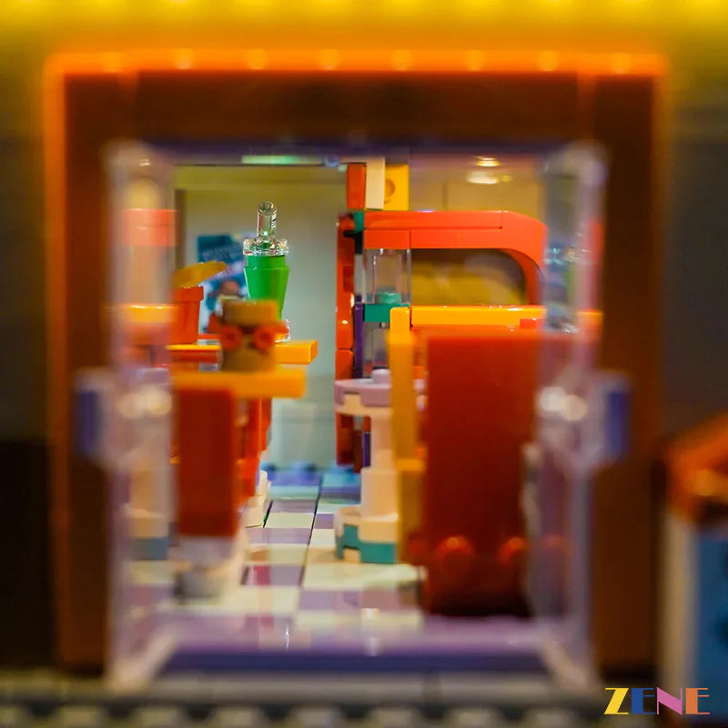 zene bricks Light Kit for LEGO The Krusty Burger Simpsons #10352