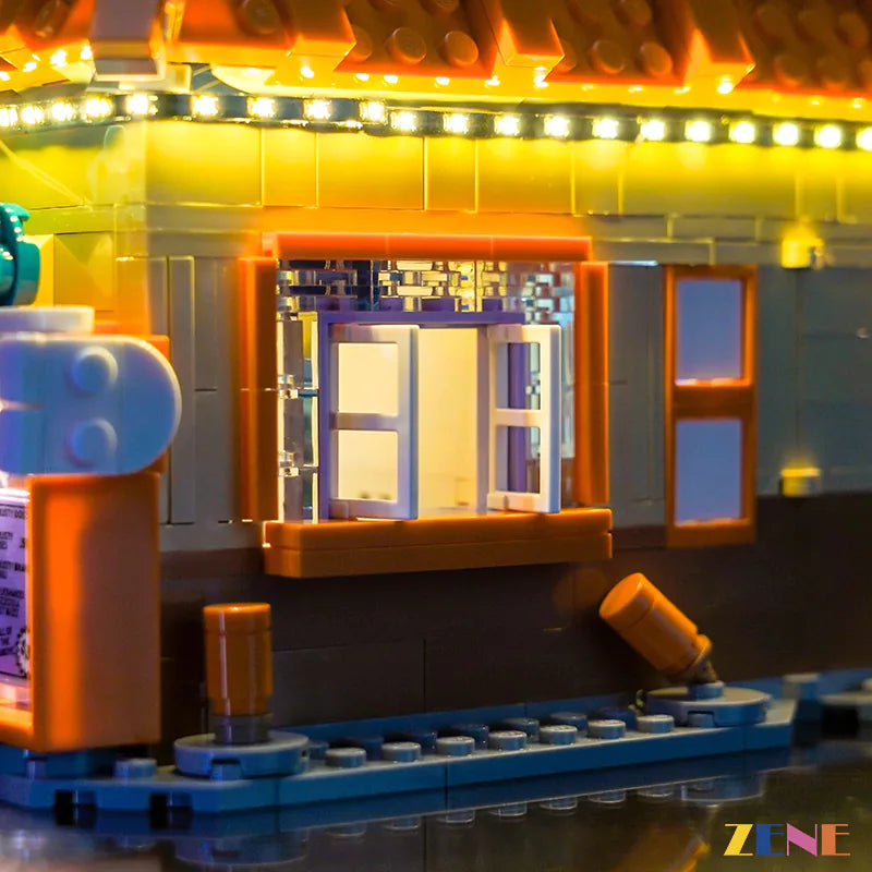 zene bricks Light Kit for LEGO The Krusty Burger Simpsons #10352