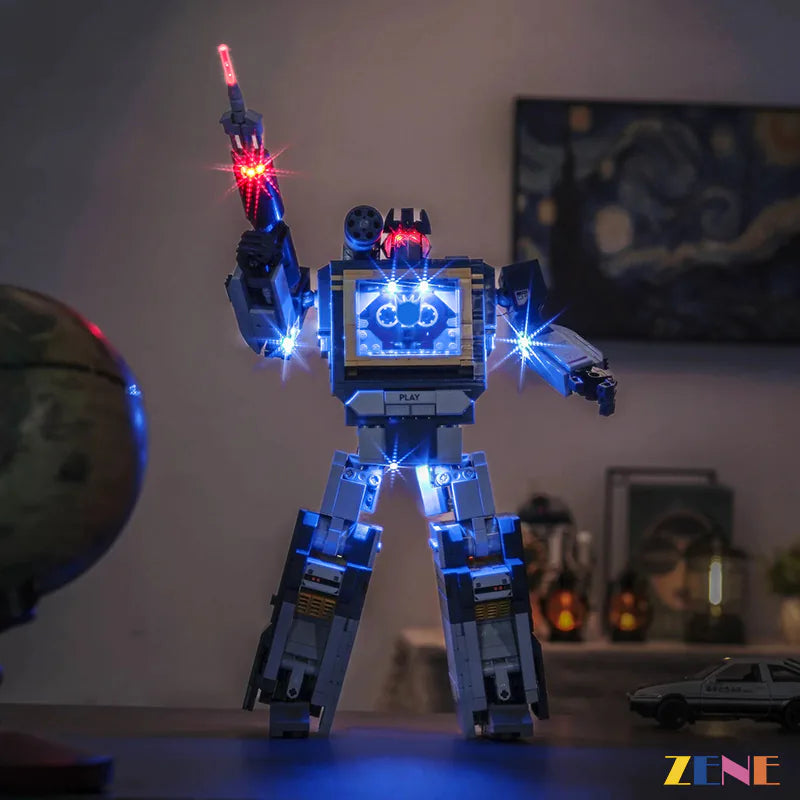 zene bricks LEGO Transformers Soundwave Light Kit for #10358