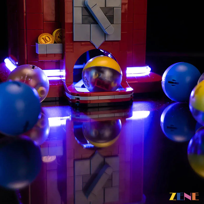 zene bricks Light Kit for LEGO Minifigure Vending Machine #21358 (Multi Color)