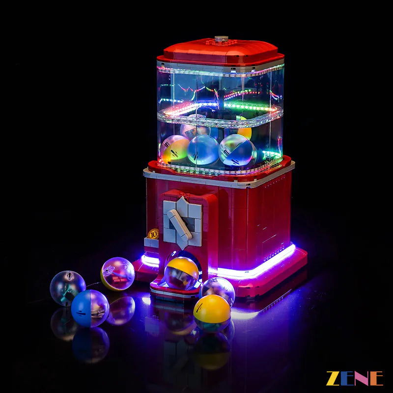 zene bricks Light Kit for LEGO Minifigure Vending Machine #21358 (Multi Color)