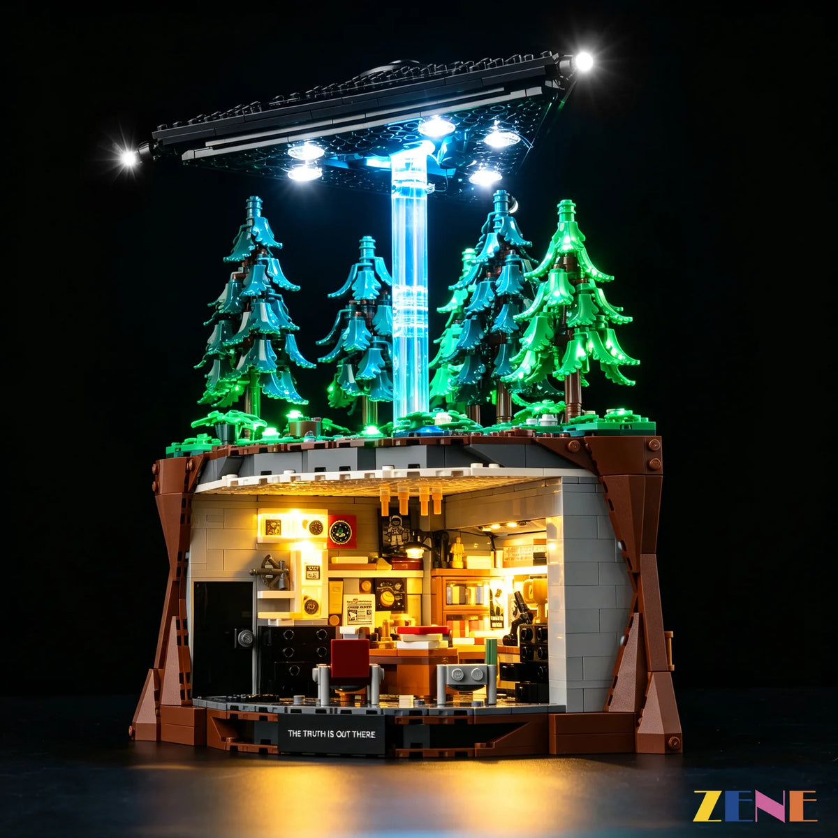 ZENE Bricks Light Kit for LEGO Ideas The X-Files #21369