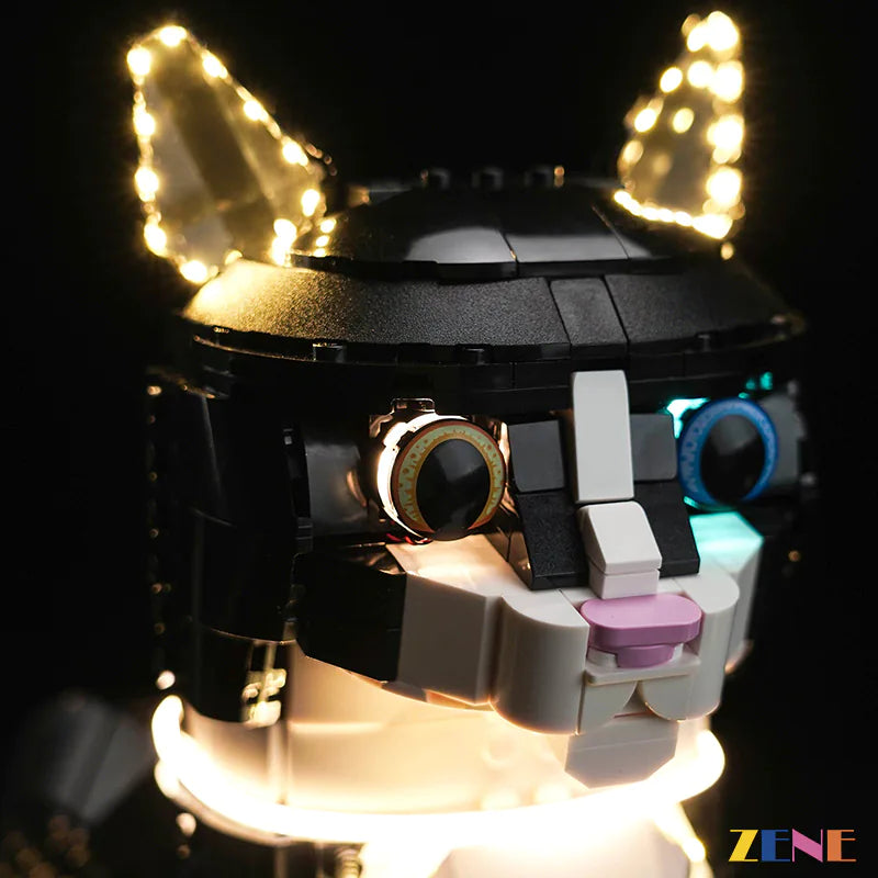 Light Kit for LEGO Ideas Tuxedo Cat #21349