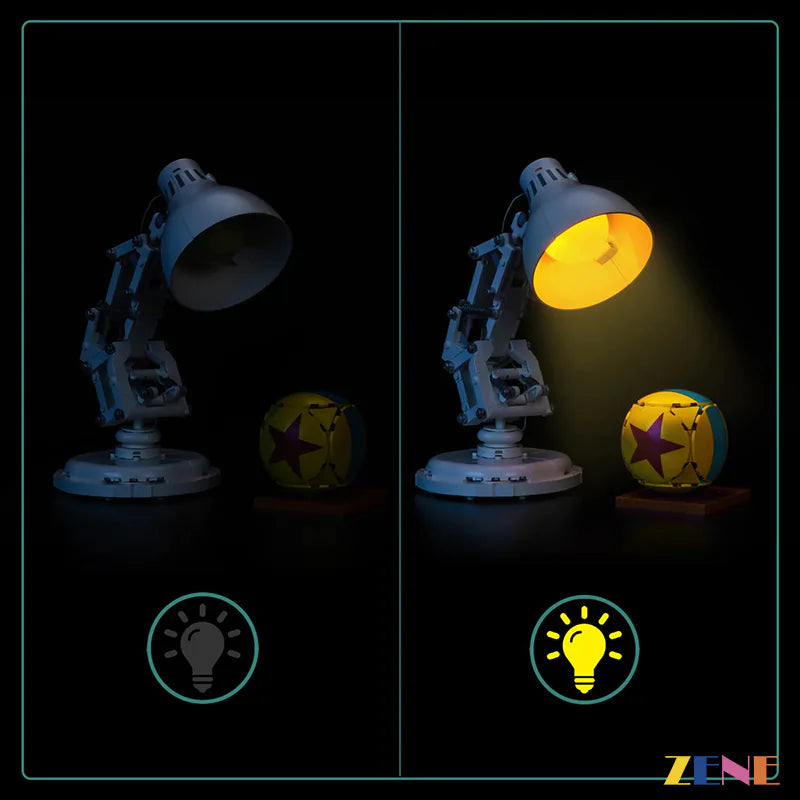 zene bricks Light Kit for LEGO Disney Pixar Luxo Jr #21357