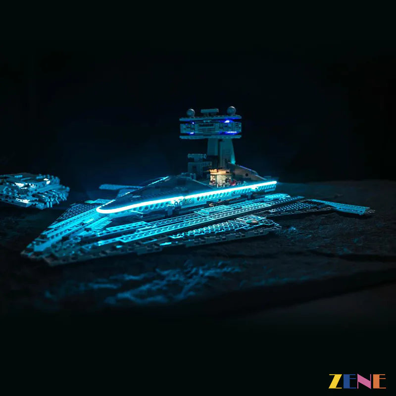 zene bricks Light Kit for LEGO Imperial Star Destroyer #75394