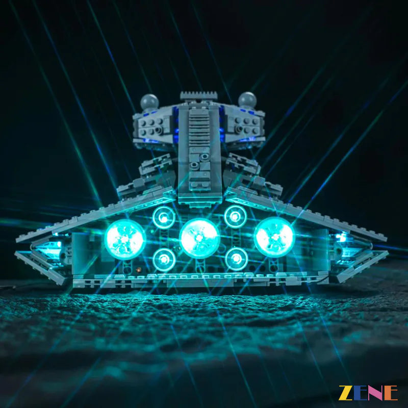 zene bricks Light Kit for LEGO Imperial Star Destroyer #75394