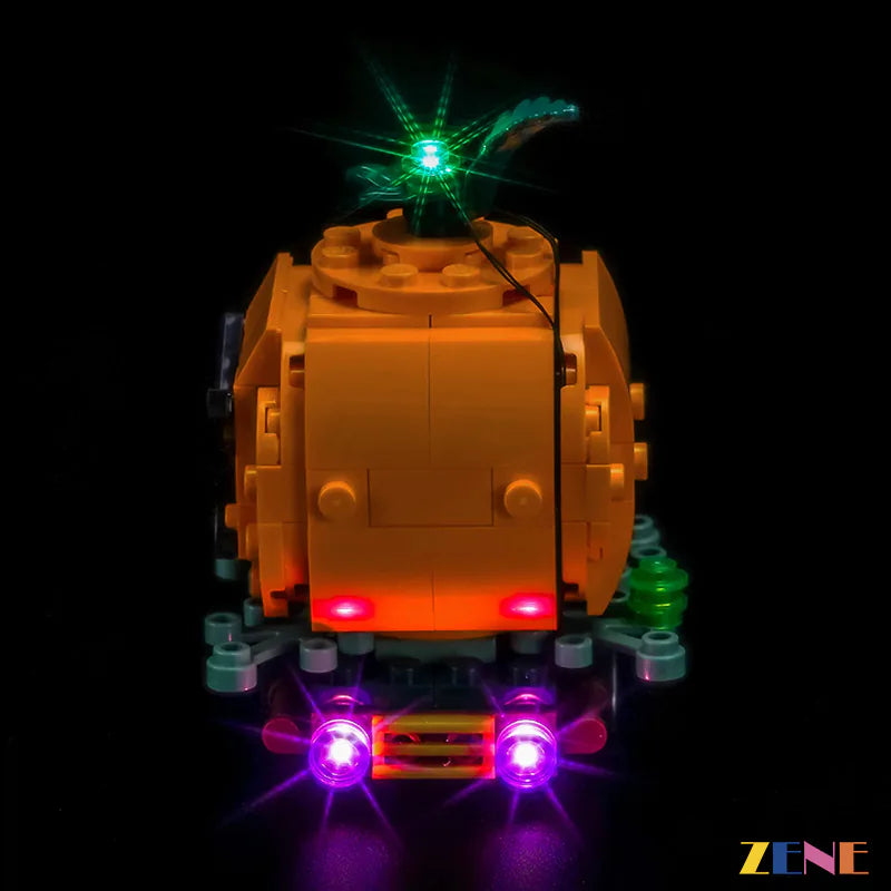 zene bricks LEGO Jack-O'-Lantern Pickup Truck Light Kit for #40822