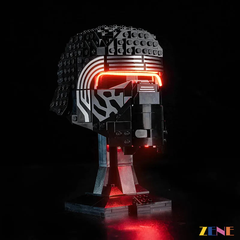 zene bricks Light Kit for LEGO Kylo Ren Helmet #75415