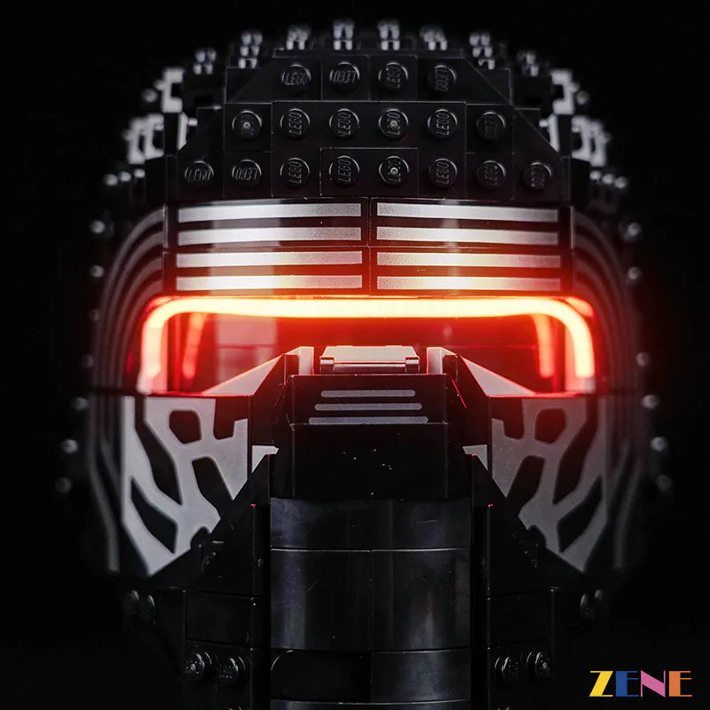 zene bricks Light Kit for LEGO Kylo Ren Helmet #75415