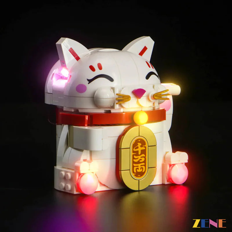 zene bricks Light Kit for LEGO Lucky Cat #40813