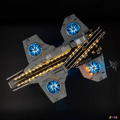 SHIELD Helicarrier engine deck lighting - ZENE Bricks Light Kit for LEGO® Marvel SHIELD Helicarrier #76354